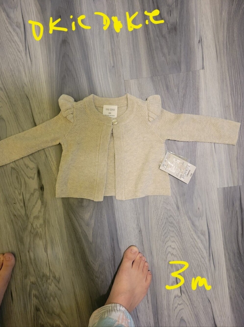 Okie Dokie 3m Cardigan NWT